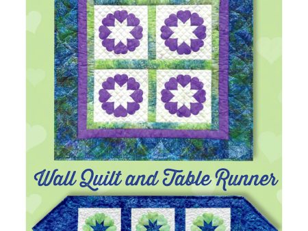 Star of Hearts Table Runner and Small Quilt Pattern G2P-114w - Wholesale Product Hot on Sale