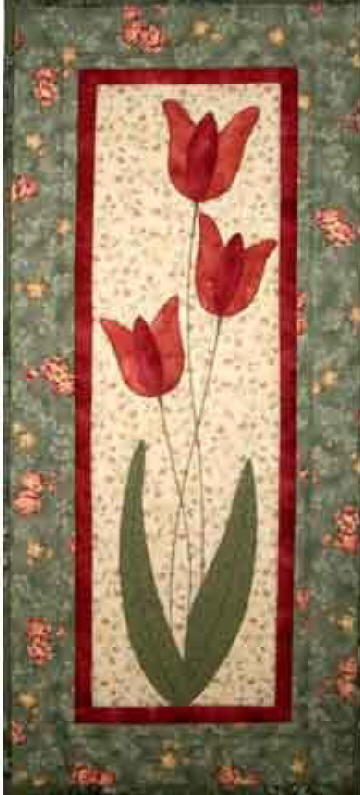 Tulips Quilt Pattern CJC-3798w  - Wholesale Product Hot on Sale