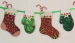 Stockings and Mittens Garland Pattern BS2-343w  - Wholesale Product Supply