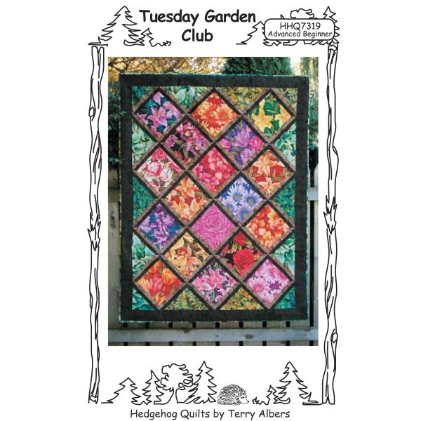 Tuesday Garden Club Quilt Pattern HHQ-7319w - Wholesale Product For Discount