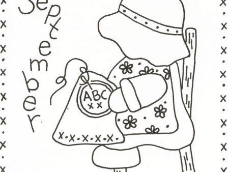 Sunbonnet Sue BOM - September Stitchery Pattern LQC-S9w  - Wholesale Product Online Sale