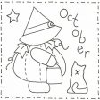 Sunbonnet Sue BOM - October Stitchery Pattern LQC-S10w  - Wholesale Product Fashion