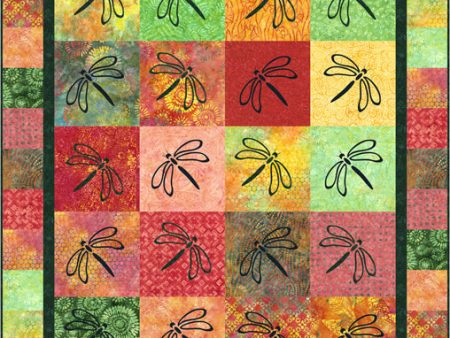 Transparent Dragonflies Quilt Pattern CJC-50971w  - Wholesale Product Online Sale