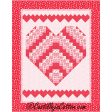 Sweet Hearts Lap Quilt Pattern CJC-56295w  - Wholesale Product Sale