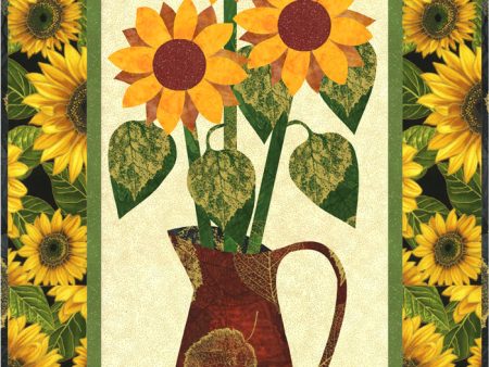 Sunflowers in a Jug Quilt Pattern CJC-4055w  - Wholesale Product For Cheap