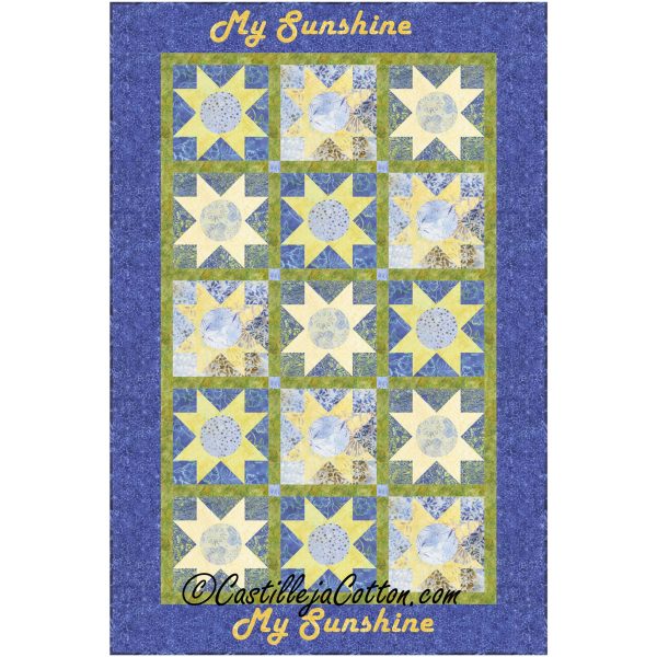 Sunshine Stars Quilt Pattern CJC-52271w  - Wholesale Product For Cheap