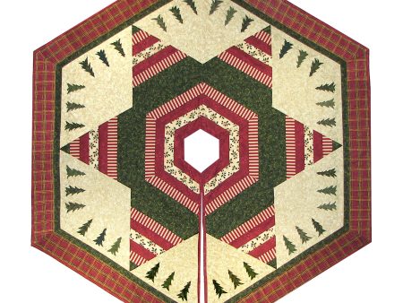 Evergreen Star Tree Skirt Quilt Pattern ME-207w  - Wholesale Product Online now