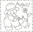 Sunbonnet Sue BOM - August Stitchery Pattern LQC-S8w  - Wholesale Product Online Sale