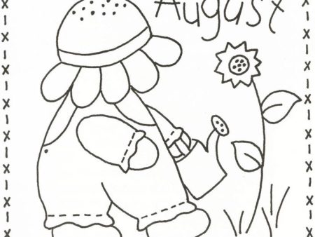 Sunbonnet Sue BOM - August Stitchery Pattern LQC-S8w  - Wholesale Product Online Sale