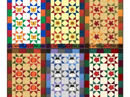 Starry Seasonal Runner Two Quilt Pattern CJC-49590w  - Wholesale Product Online Sale