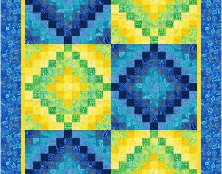 Tropical Twelve Trip Quilt Pattern CJC-52722w  - Wholesale Product Sale