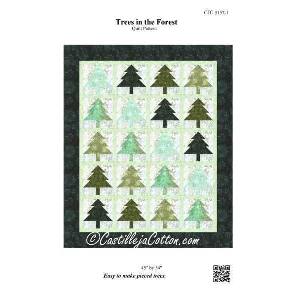 Trees in the Forest Quilt Pattern CJC-51571w  - Wholesale Product on Sale