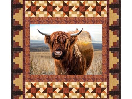 Starry Highland Cow Quilt Pattern CJC-59651w  - Wholesale Product For Sale