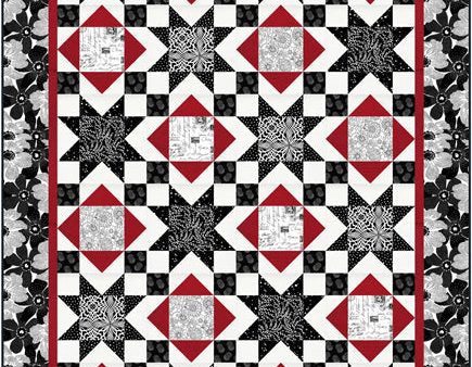 Stars and Squares Quilt Pattern CJC-55441w  - Wholesale Product For Cheap