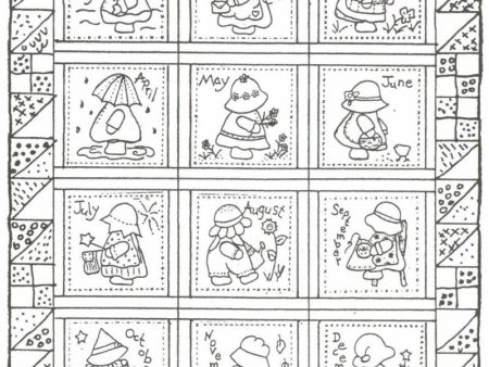 Sunbonnet Sue Stitchery BOM - Finishing Fun Pattern LQC-S13w  - Wholesale Product Online