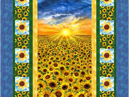 Sunflower Sunset Quilt Pattern CJC-56512w  - Wholesale Product on Sale