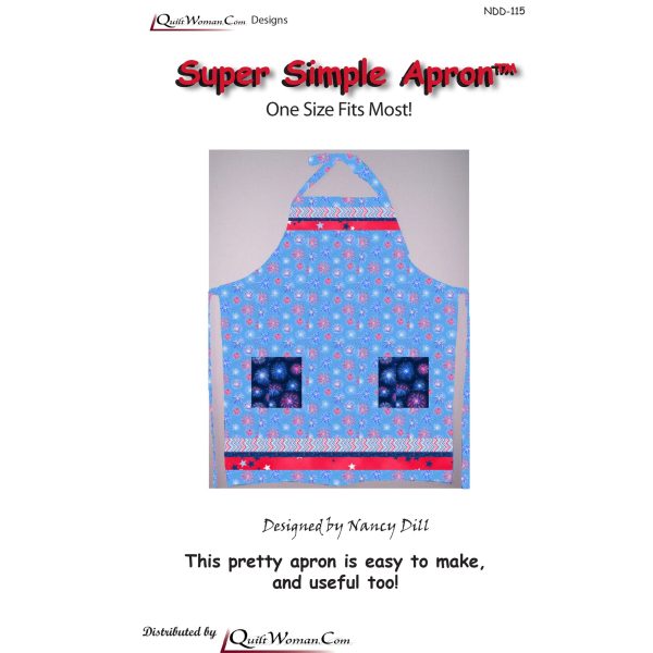 Super Simple Apron Pattern NDD-115w  - Wholesale Product Online now