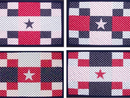 Star ing Four Fat Quarters Quarters Quilt Pattern AV-163w  - Wholesale Product Hot on Sale