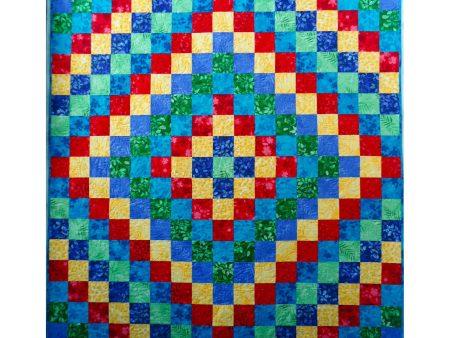 Trip Around the World Brights Quilt Pattern BS2-384w - Wholesale Product Cheap