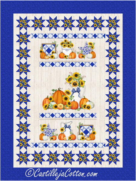 Sunflowers and Stars Quilt Pattern CJC-59001w  - Wholesale Product Online now