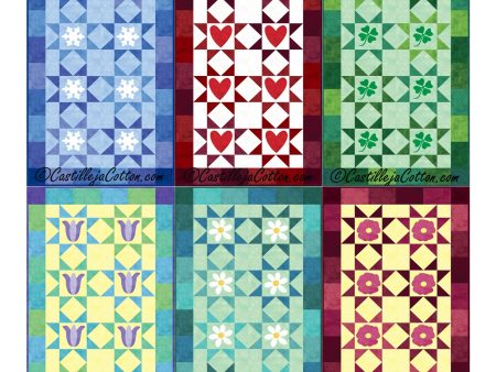 Starry Seasonal Runner One Quilt Pattern CJC-49580w  - Wholesale Product on Sale