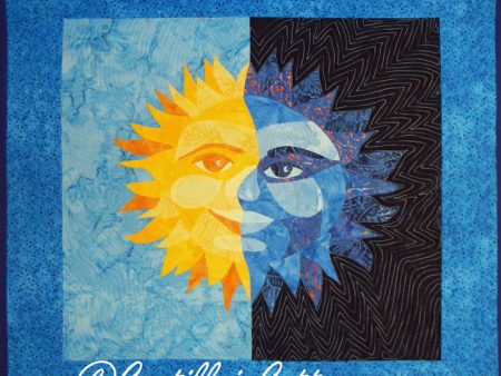 Sun and Moon Art Quilt Pattern CJC-47211w  - Wholesale Product Fashion