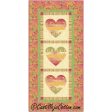 Whimsical Hearts Table Runner Pattern CJC-5051w  - Wholesale Product Online Sale