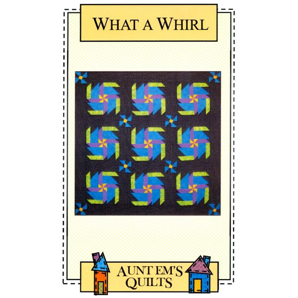 What A Whirl Quilt Pattern AEQ-04w  - Wholesale Product Fashion