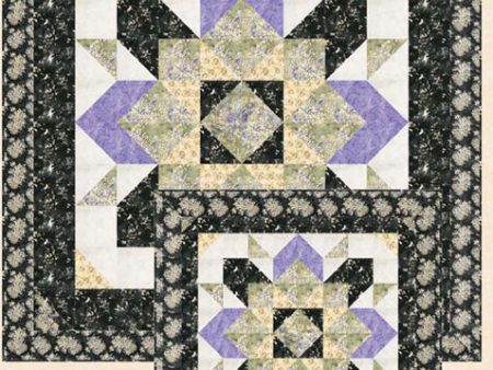 Tropical Starflower Quilt Pattern HHQ-7447w  - Wholesale Product Online Sale