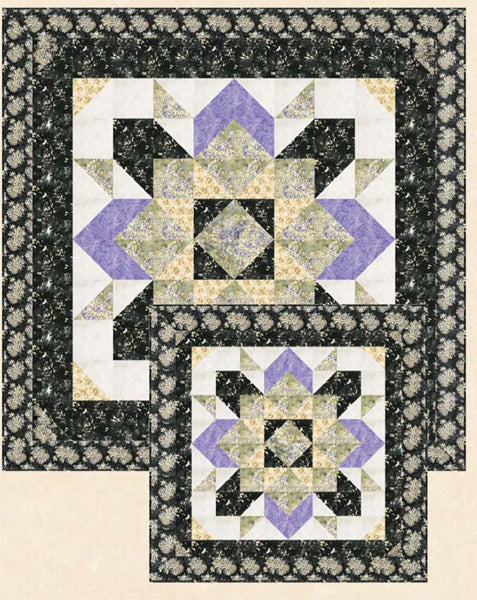 Tropical Starflower Quilt Pattern HHQ-7447w  - Wholesale Product Online Sale