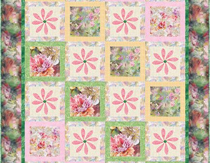 Enchanted Wildflowers Warm Quilt Pattern CJC-58882w  - Wholesale Product For Cheap