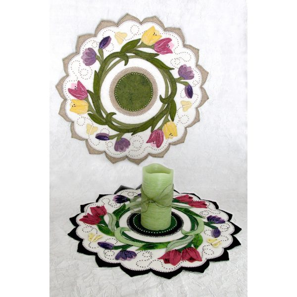 Tulip Swirl Table Topper Pattern DBM-1417w - Wholesale Product Online now