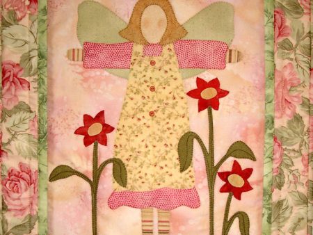 Spring Garden Angel Quilt Pattern CJC-3837w  - Wholesale Product Cheap