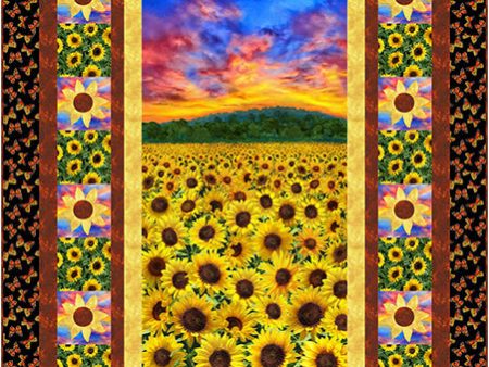 Sunset Sunflowers Quilt Pattern CJC-56511w  - Wholesale Product Supply