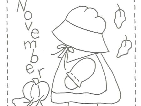 Sunbonnet Sue BOM - November Stitchery Pattern LQC-S11w  - Wholesale Product Fashion