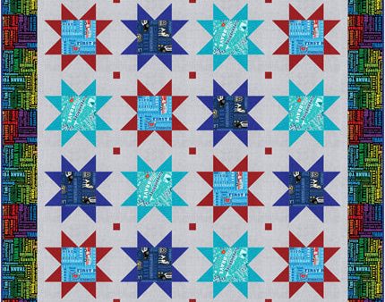 Stars for Heroes Quilt Pattern CJC-54671w  - Wholesale Product on Sale