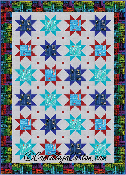 Stars for Heroes Quilt Pattern CJC-54671w  - Wholesale Product on Sale