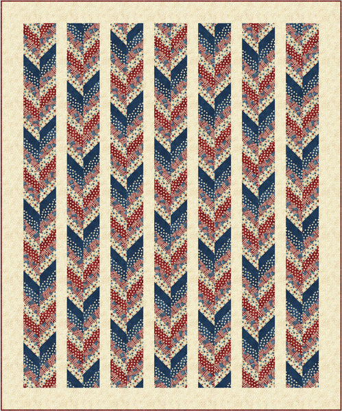 Stars & Stripes Chevrons PC-232w  - Wholesale Product Online now