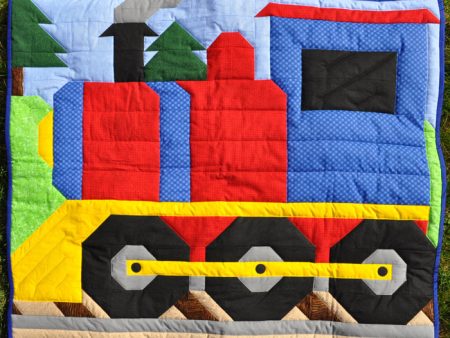 Train Quilt Pattern CQ-068w  - Wholesale Product Online Hot Sale