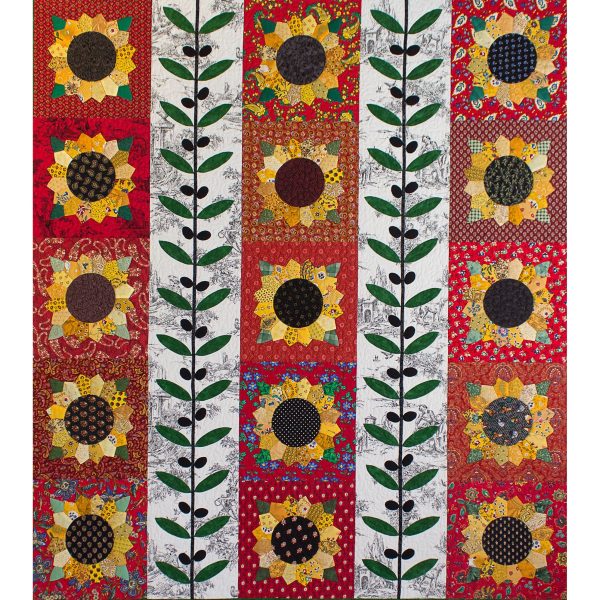 Sunflowers and Olives Quilt Pattern OLQ-108w  - Wholesale Product Online Hot Sale