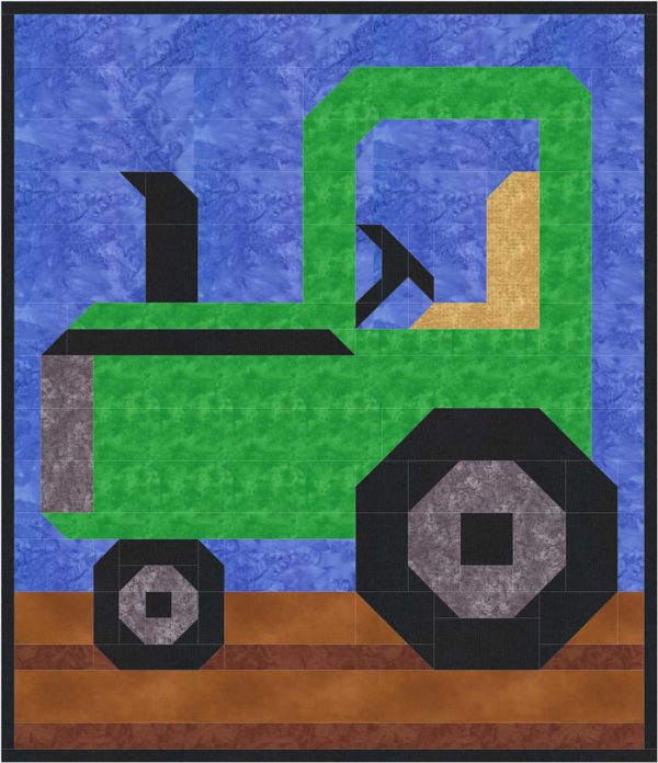 Tractor Quilt Pattern CQ-059w  - Wholesale Product Fashion