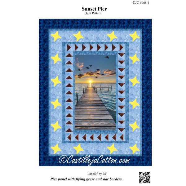 Sunset Pier Quilt Pattern CJC-59681w  - Wholesale Product Supply