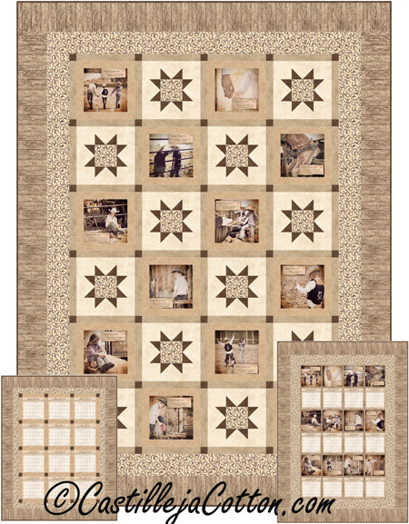 Starry Western Mantras Quilt Pattern CJC-5023w  - Wholesale Product For Sale