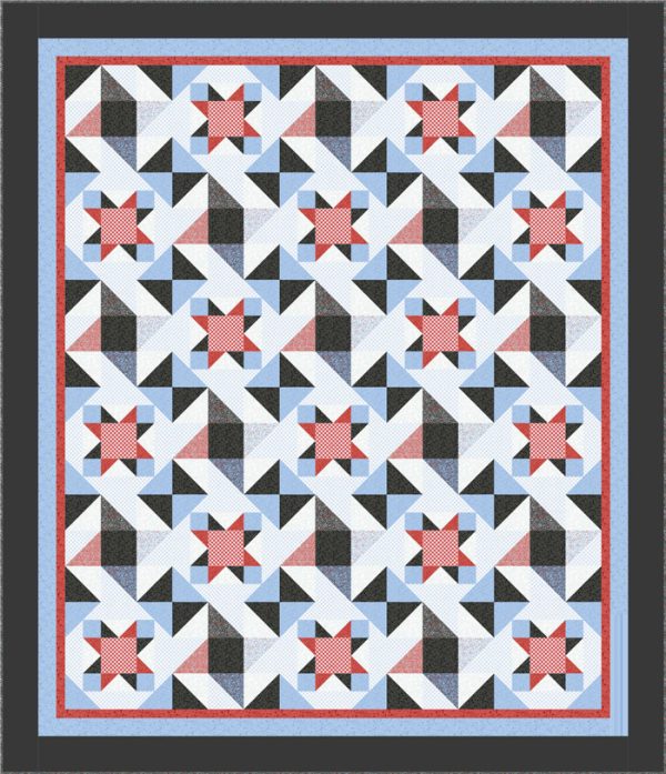 Stars and Plaids Quilt Pattern BS2-405w  - Wholesale Product For Discount