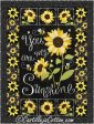 Sunshine Sunflowers Crib Quilt Pattern CJC-50743w  - Wholesale Product Hot on Sale