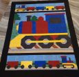 Train Twin Quilt Pattern CQ-209w  - Wholesale Product For Sale