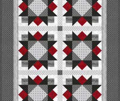 Star Flowers Lap Quilt Pattern CJC-5089w  - Wholesale Product Online now