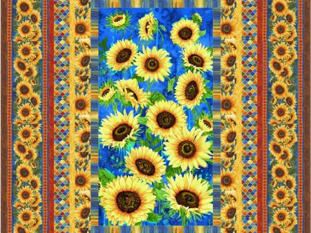 Wild Sunflowers Quilt Pattern CJC-48981w  - Wholesale Product Supply