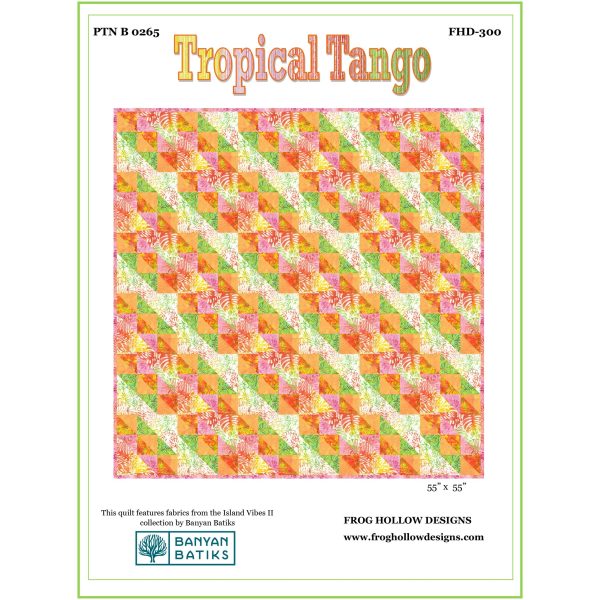 Tropical Tango Quilt Pattern FHD-300w  - Wholesale Product Hot on Sale