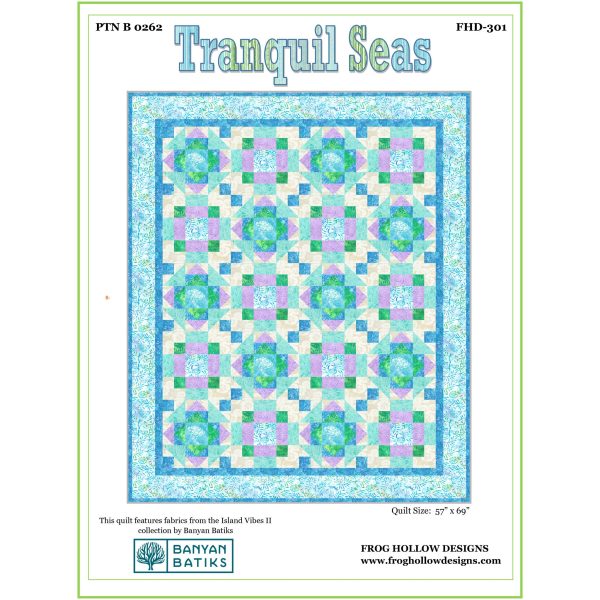 Tranquil Seas Quilt Pattern FHD-301w  - Wholesale Product Online